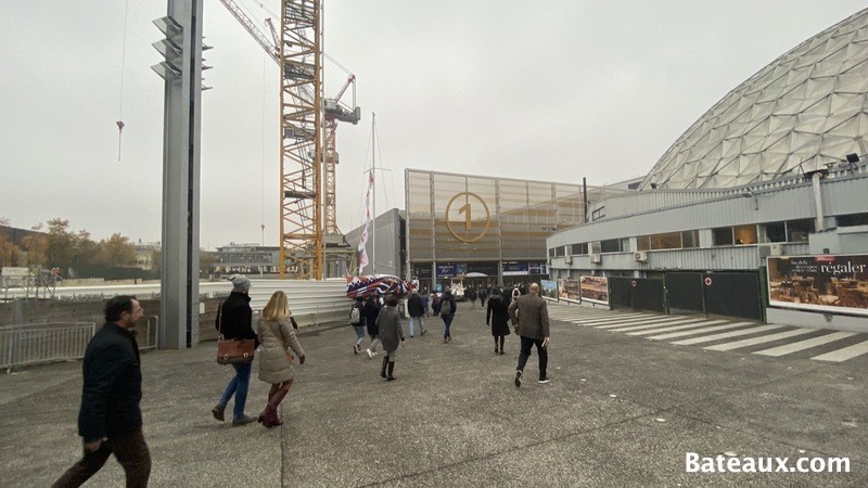 Photo Le parc des expositions en plein chantier -  Nautic 2022