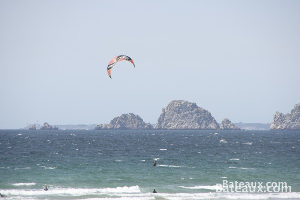 Photo Kite surf  la Palue devant les Tas de Pois (29)