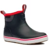 #Couleur arr�t�e, plus de stock Bottillons Femme Deck-Boss Ankle par Grund�ns, Noir/Rouge - 36