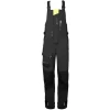 Salopette de quart doubl�e polaire Inshore par Bermudes, Carbone - Taille XS