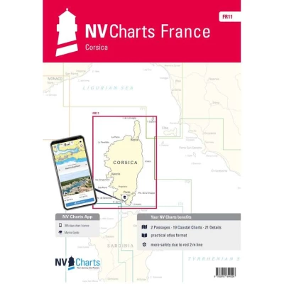 Carte marine NV Atlas France - FR11 - Corse - NV Chart