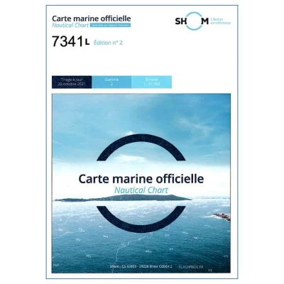 Carte marine 7341L du Shom - Abords de Granville - Shom