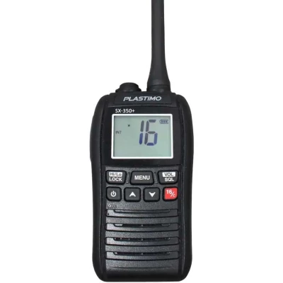 VHF portable flottante SX-350+ 3,5 W, moyenne portée, USB-C, 13 h d’autonomie - Plastimo