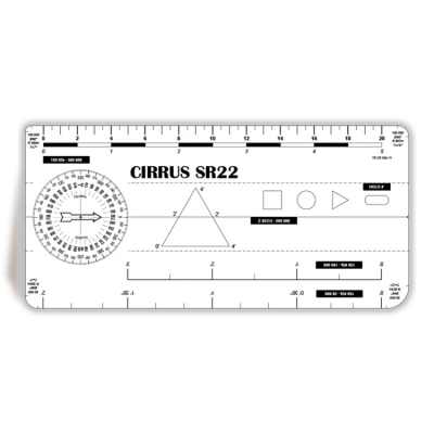 R�glette de navigation a�rienne Cirrus SR22 - FlashTide