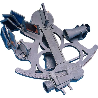 Sextant Davis Mark 25 � Haute Pr�cision pour Navigation Astronomique et C�ti�re avec Optique Champ Total et �clairage LED - Davis
