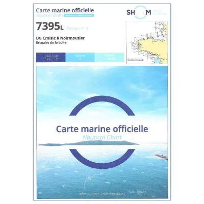 Carte marine 7395L du Shom - Du Croisic � Noirmoutier - Estuaire de la Loire - Shom