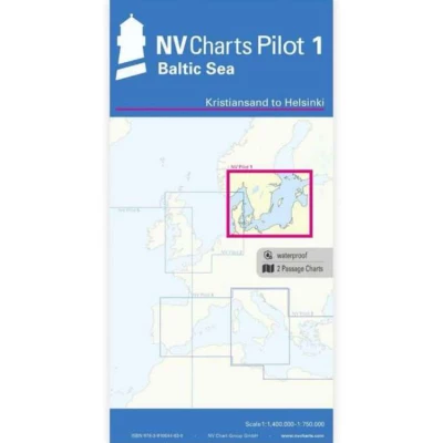Carte marine NV Pilot 1- Mer Baltique - De Kristiansand � Helsinki - NV Chart