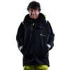 Vareuse de quart Offshore par Bermudes, Noir/Gris fonc� - Taille S 