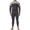 Couleur : Gris Combinaison intégrale Homme Néoprène Essentiel 3/2 mm par Typhoon, Gris/Noir - Taille S