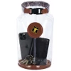 Sac tube �tanche Trouvetout par Guy Cotten, Transparent/Terracotta - 7L 