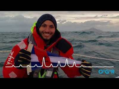 OGR2023 - Uruguayan youth legger Stefano Caiafa sat call on board Explorer (AUS)