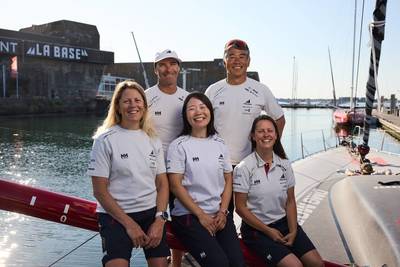 Le DMG MORI SAILING TEAM embarque pour son premier challenge en équipage, The Ocean Race Atlantic