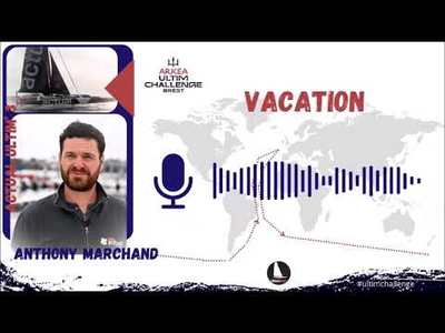 Anthony Marchand skipper d'Actual Ultim 3 vacation