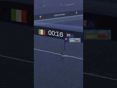 Over the line by 0.5 seconds 