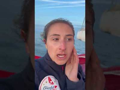 Reçu du bord - Premier soir de Vendée Arctique