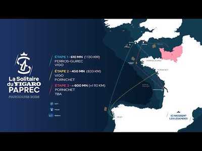 Le parcours complet de la 57e �dition de La Solitaire du Figaro Paprec ! 