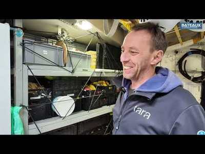 Tara, voilier d'expédition, pour une visite exclusive par Morgan, un des capitaines de ce navire