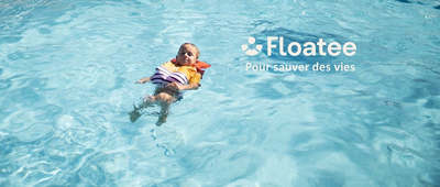 
      Floatee - Pour sauver des vies | Tee-shirt anti-noyade pour enfants
