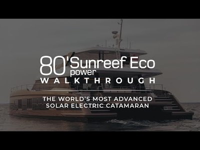 The World's Most Advanced Solar Electric Catamaran