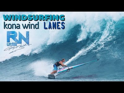 Epic Windsurfing Session - Kona Wind Lanes, North Shore Maui, Hawaii