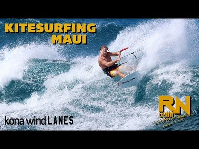 Crazy Gusty Winds - Kitesurfing Lanes, Maui