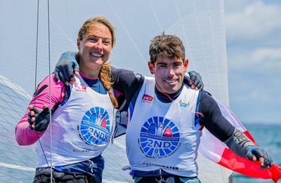 
			Tim Mourniac et Alo�se Retornaz, vice-champions du monde � domicile - Voile Banque Populaire		