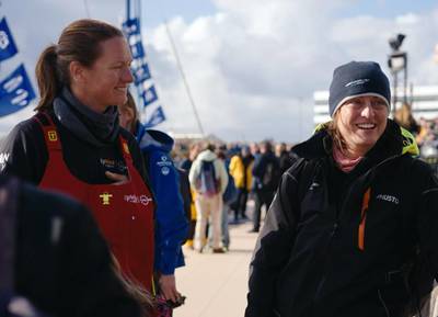 Justine et �lodie-Jane Mettraux face � face sur la transatlantique The Ocean Race Atlantic