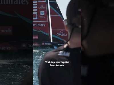 What does it feel like to sail Taihoro for the first time?