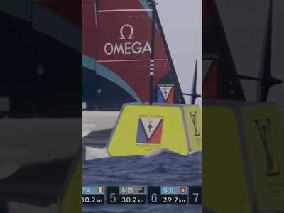 The last mark rounding: tacking in front of an approaching fleet