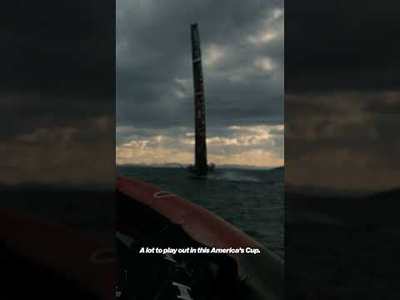 The race for the 38th America's Cup is truly on /// The Race Behind the Race