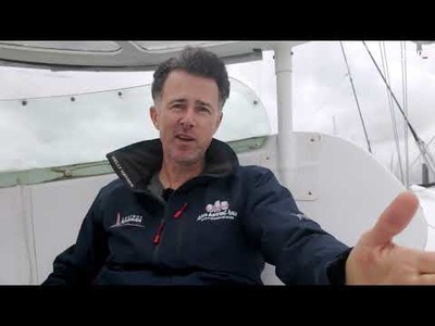Laurent Bourgues d�voile son trimaran READY TO GO  | Objectif Route du Rhum 2026