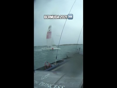 Incident between the Japanese and USA teams when we raced in Bermuda 2021   #SailGP