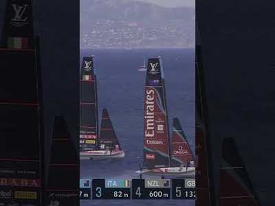 A three-way battle between us and Luna Rossa / Sardinia Preliminary Regatta Review / AC40 regatta