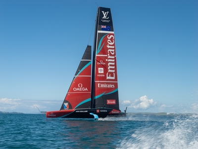 OMEGA SUPPORTS EMIRATES TEAM NEW ZEALAND AT THE LOUIS VUITTON 38TH AMERICA'S CUP