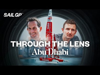 Giles Scott takes from Ben Ainslie over as driver for Emirates GBR SailGP Team! | Through the Lens