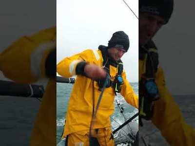 J-6 avant la Solo Guy Cotten pour Lo�s Berrehar