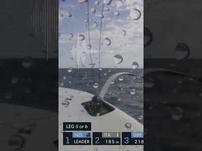 Onboard POV - making decisions while racing an AC40