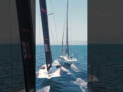 High speed performance #AC38  #americascup  #shorts