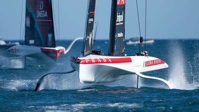 MARCO MASTERCLASS BUT PERFECTION CHALLENGED BY THE CHARGING BRITISH IN THE OFFICIAL SARDINIA PRELIM PRACTICE RACING