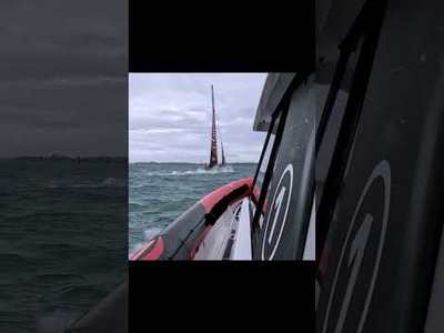 Taihoro sailing at 50 knots 