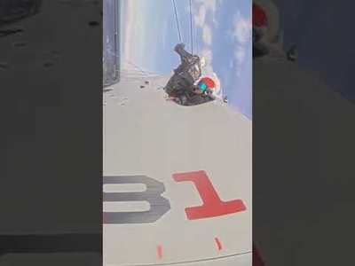 46kts capsize  off the AC40 list #shorts