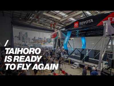 Taihoro is ready to fly again #ETNZ #AmericasCup #AC38