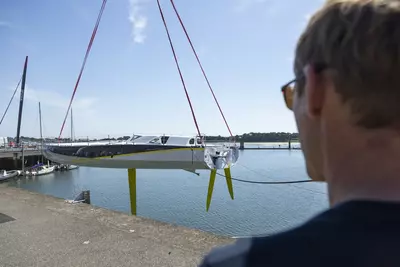 Le nouvel IMOCA de Thomas Ruyant a été mis à l'eau
