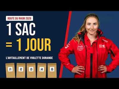 Que mange Violette Dorange pendant la Route du Rhum ?