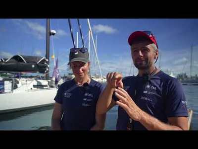 Interview arriv�e - Wilson Around The World - 5�me �tape