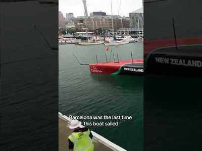 From Barcelona to Naples... #ETNZ #americascup #AC75