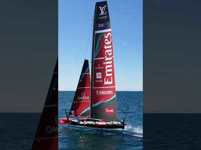 The temperature difference between Naples and Auckland   / America's Cup training on Taihoro