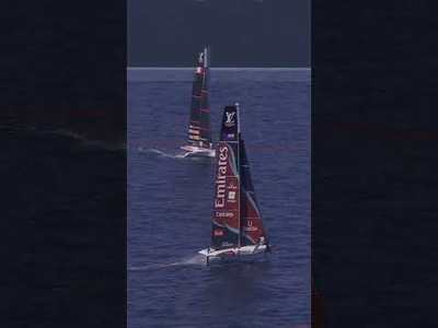 Light-wind tacks -�and leading round the top / Preliminary Regatta Sardinia