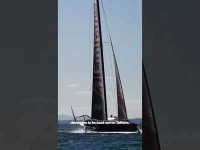 Back on Taihoro in wintery Auckland  / America's Cup training on Taihoro