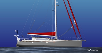Aluminum sailboat for high latitude exploration or expedition support Enduro 54